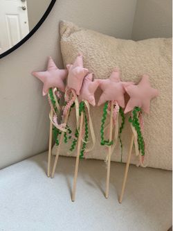 Pink Fairy Star Wands (5)