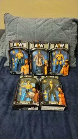 Aew figures lot new