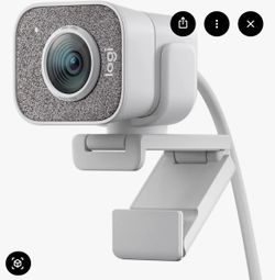 Logitech - StreamCam Plus 1080 Webcam for Live Streaming and Content Creation - Off-White streaming camera web camera