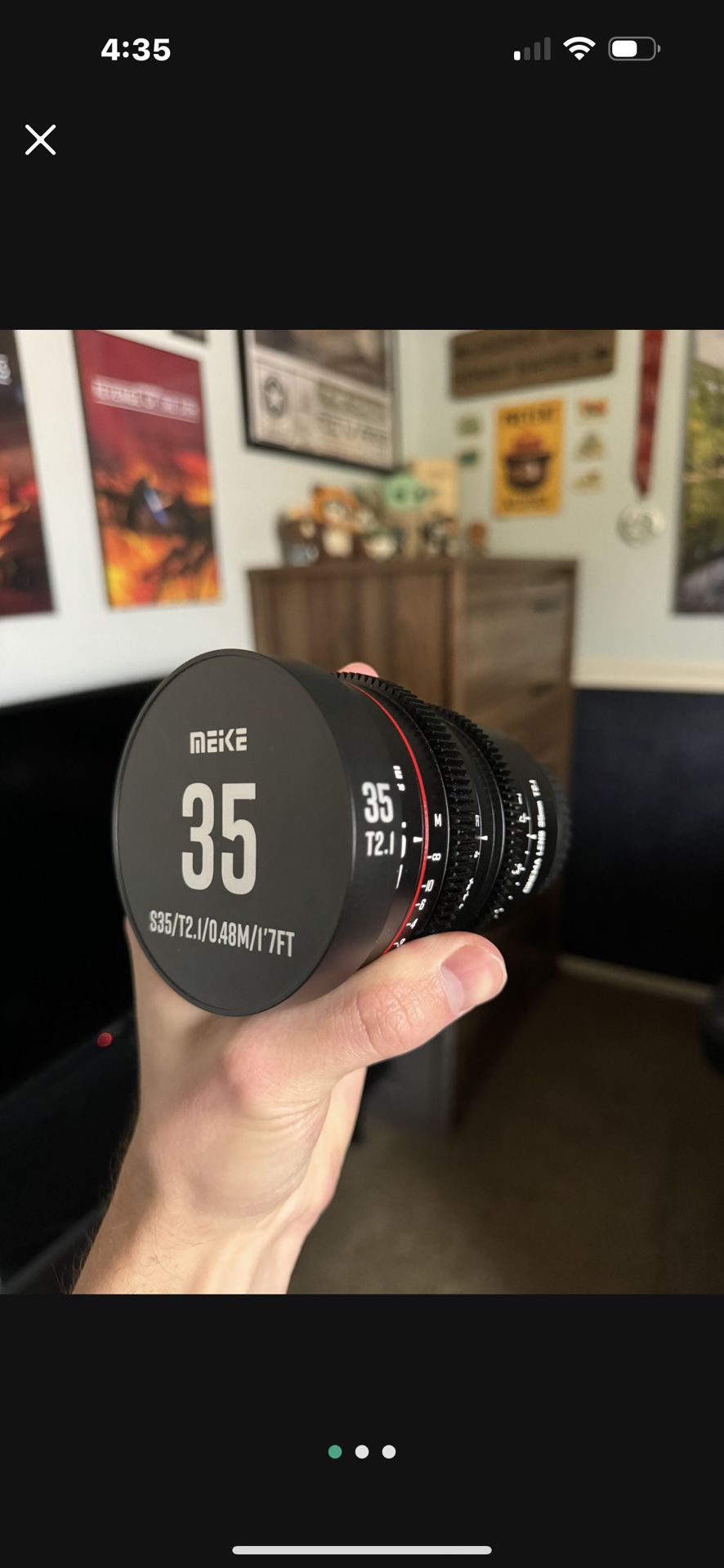 35mm Meike Cine Lense 