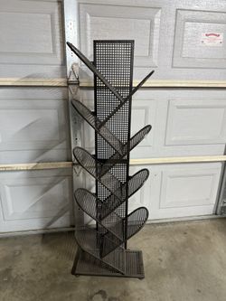 Metal Tree Book Self