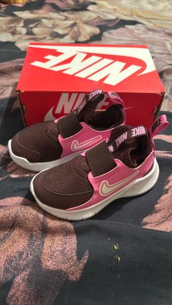 Little Kids' Nike Flex Runner 3 Shoes (603 - Burgundy Crush/White-Playful Pink)