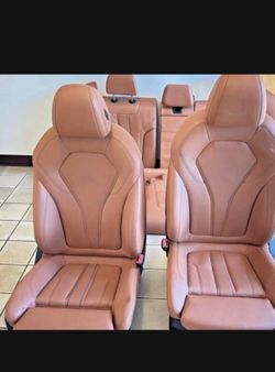 BMW 540i Cognac Sport Heating Seats Bundle