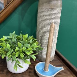 Vintage Pigeon Forge Pottery Candle Holder 