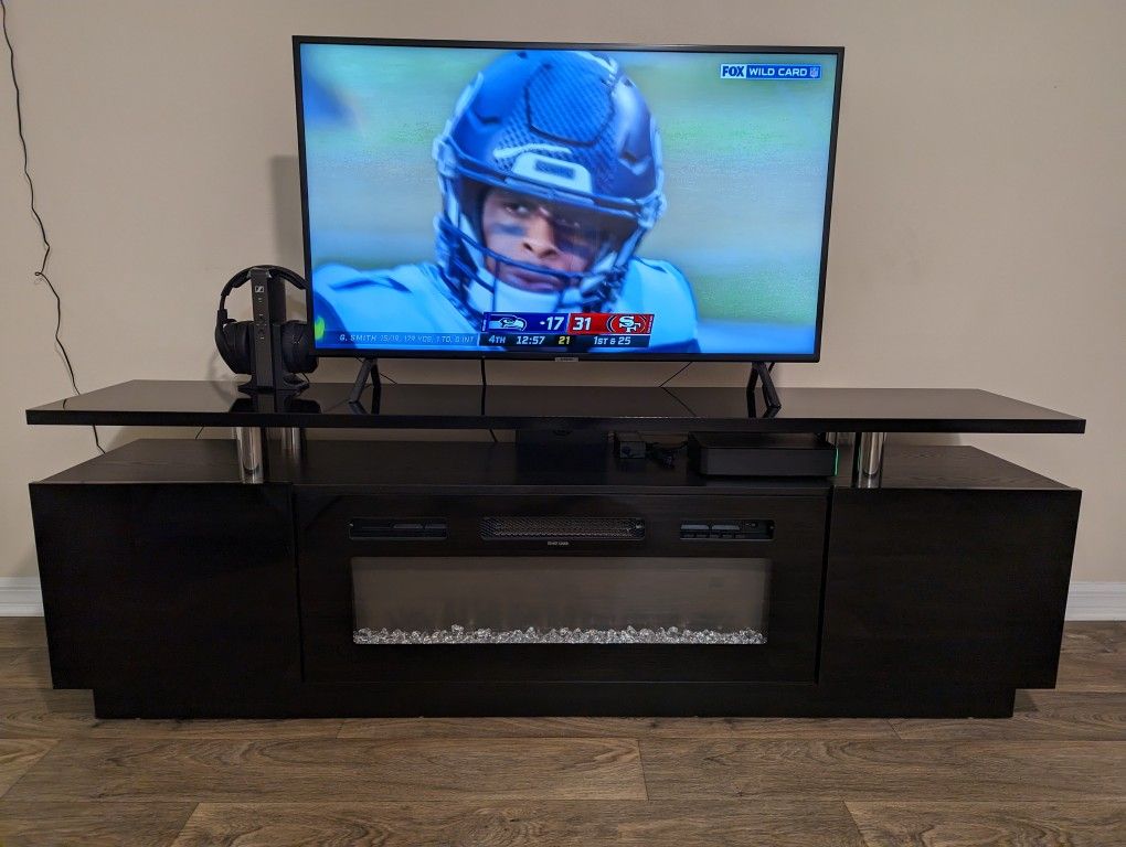 Amerilife 70-In Fireplace TV Stand