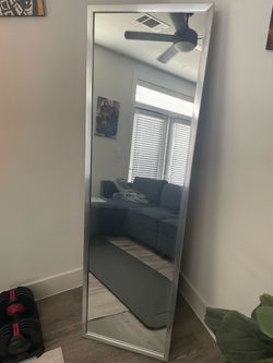 Floor Mirror with built in stand