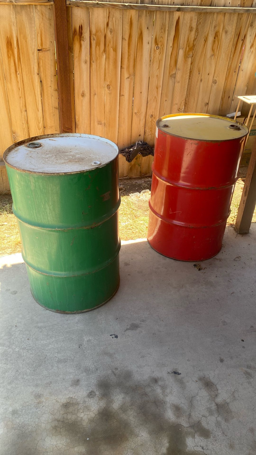 Metal Barrel 55 Gallon