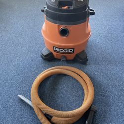 Rigid Shop Vac  Wet/Dry 14 Gal 6 Hp