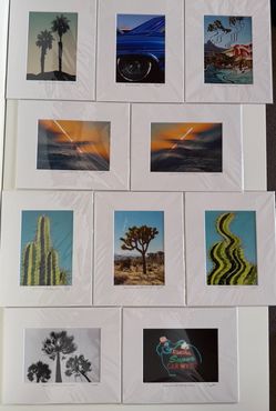California Photography Fine Art Prints 5x7” matted 8x10”