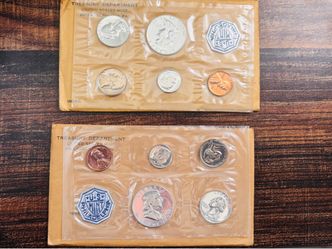 1961 & 1962 Franklin Half Dollar Proof Sets