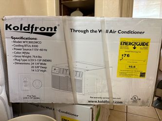 AC WALL UNIT   8300 BTU    CHEAP!!