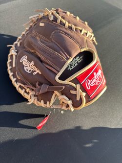 Rawlings 32.5" Premium Series Catcher's Mitt Brown/Tan Left