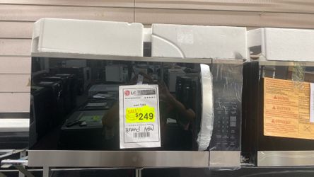 LG Range Microwave 30 in over the range 1 year warranty