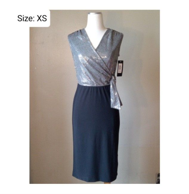 Silver Bebe Party Dress !