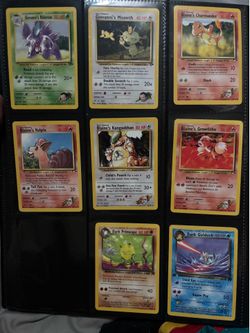 Gym Challange Pokémon Cards