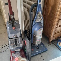 Hoover Spin Scrub 50 Carpet Cleaner & Bissel Vacuum 