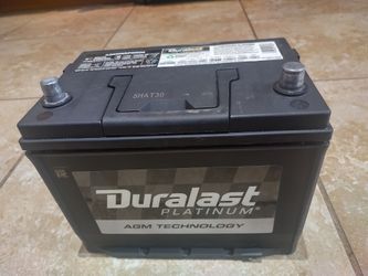 Duralast Platinum AGM group 24F, 710 Acc to 880. $150 cash