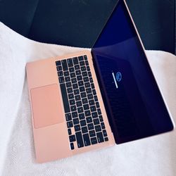 Beautiful MacBook Air 2020 13” Rose Gold (Like New) Mac Book iPhone Pro iMac For Parts Or Reinstall Attempt Trade Sell Selling As Is.