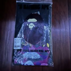 Purple logo Bape Shirt 
