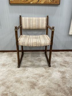 Vintage Drexel Fabric Armchair 