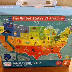 United States Giant Floor Puzzle Age 4+