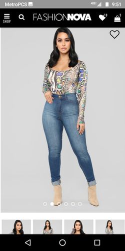 Fashion Nova Snake bodysuit