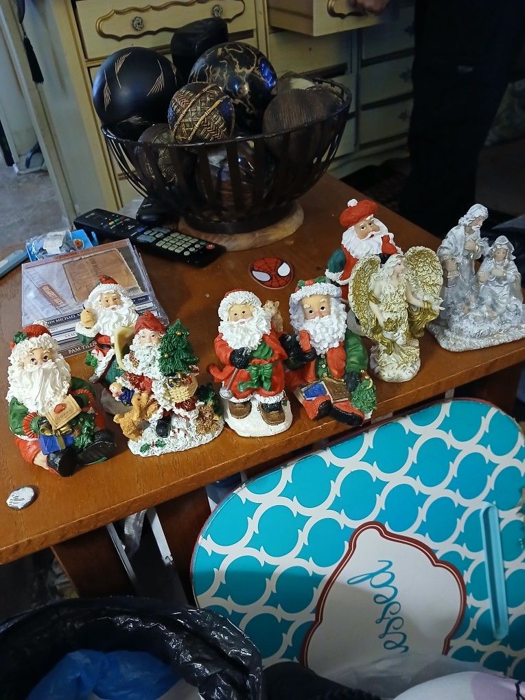Christmas Lot They Are Magnets And Decor Santa's 15.00 For All