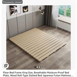 King Size Floor Bed Frame Roll Up  (( BRAND NEW ))
