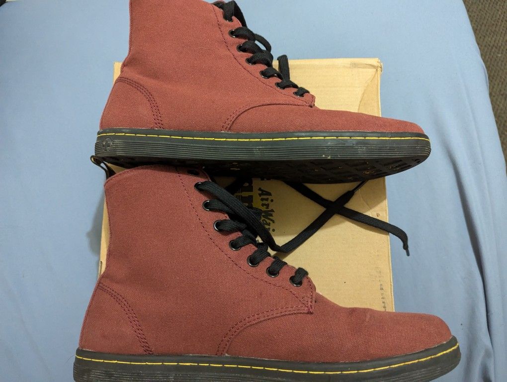 Men's Doc Martens Alfie Boot RARE Cherry Red Size 10