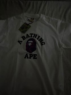 WHITE N PURPLE BAPE✅