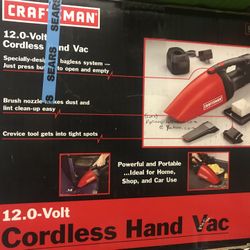 Craftsman 12.0 Volts Cordless Hand Vac