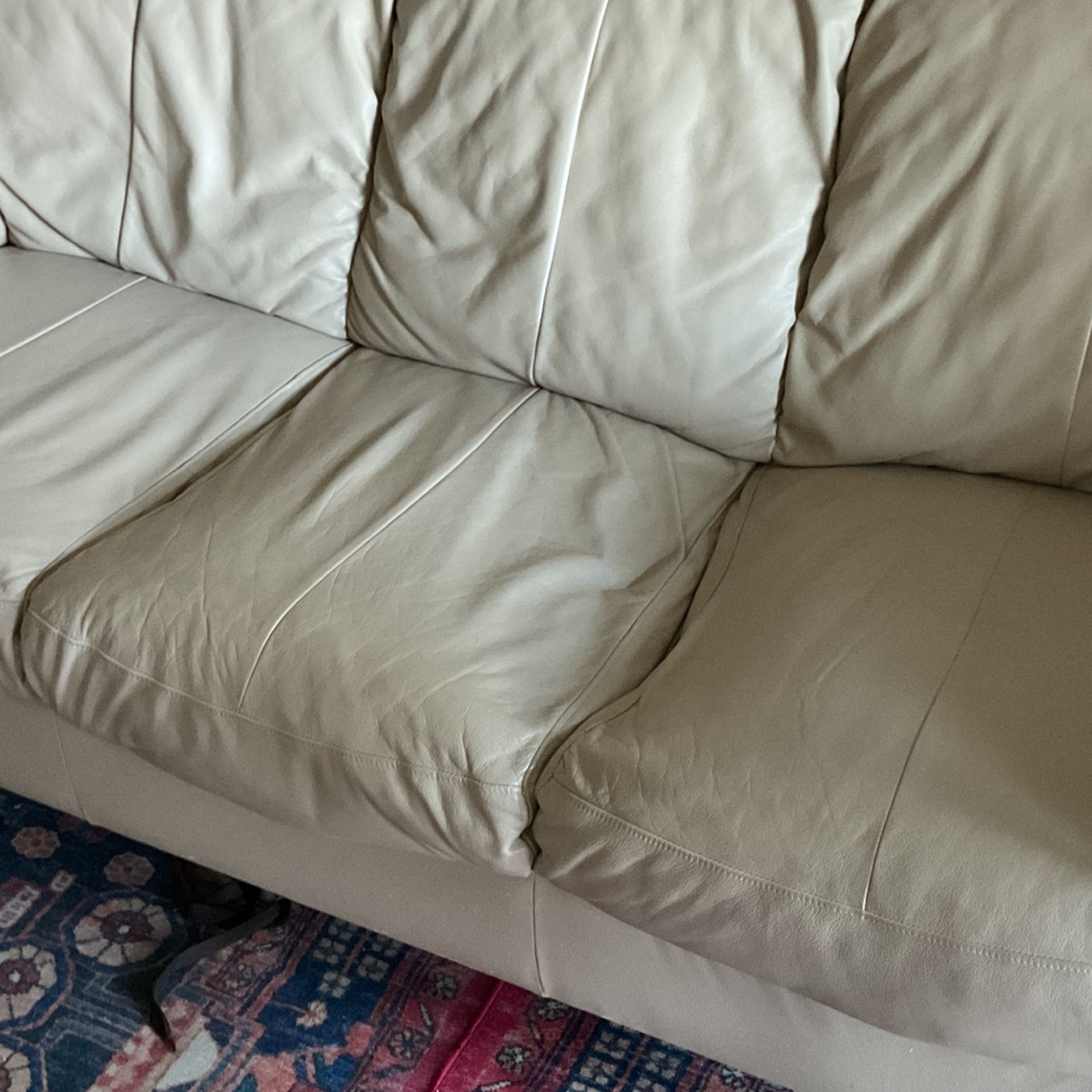 $1 Leather Sofa 82” Wide For A Sweet Nap! Students Come Get It! $1