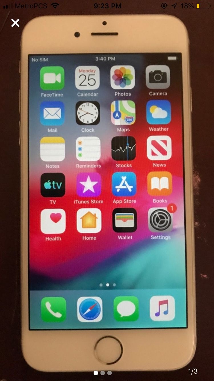 Unlocked iPhone 6 64 GB Silver OBO