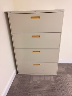 4-Drawer Lateral Metal File Cabinet