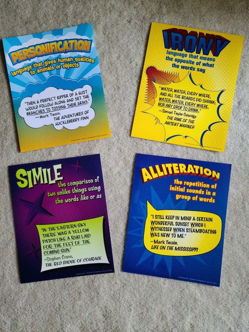 Classroom Posters on Figurative Language