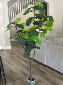 5 Foot Artificial Faux Fiddle Leaf Fig Tree