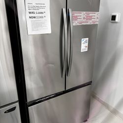 Samsung 32 cu. ft. Mega Capacity 3-Door French Door Refrigerator with Dual Auto Ice Maker in Stainless Steel