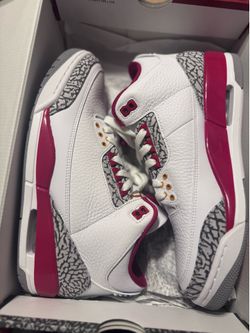 Jordan 3 Cardinal Size 9.5 New