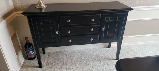 Dark espresso sidebar storage
