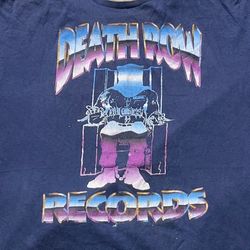 Death Row Records Preowned Large T-shirt