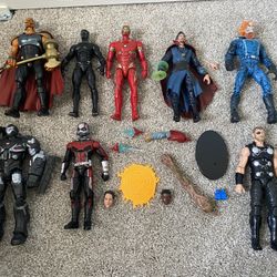 Marvel Legends Action Figure Lot Loose Doctor Strange Black Panther Ant-Man Etc.