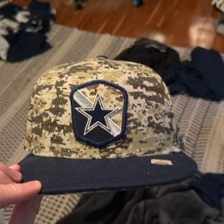 Camo Dallas Cowboys Hat