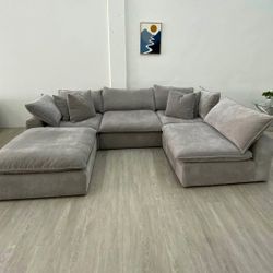 MODULAR MOD BRAND NEW GREY SECTIONAL SAME DAY DELIVERY 