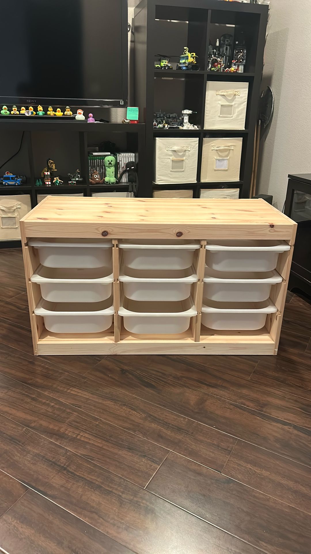 IKEA TROFAST Table With Drawers/Lego Table