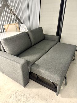 Grey sofa bed – excellent opportunity