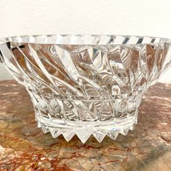 Crystal Glass Bowl 9”