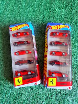 Hot wheels ferrari 5pk msg ready to pick up
