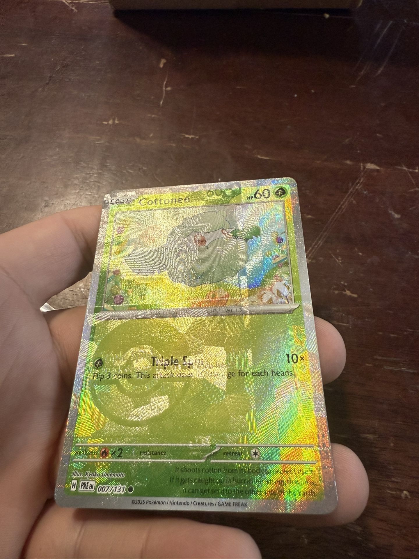 Pokemon Error card Cottonee