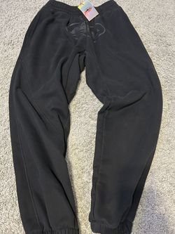 corteiz pants triple black