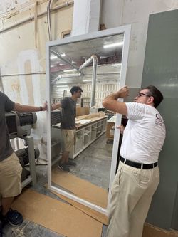 Framed mirror 85 x 41 FREE